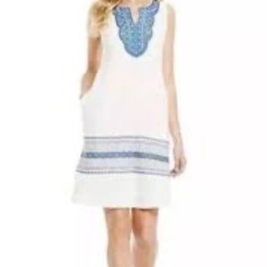 J. McLaughlin Sleeveless Linen Dress- Size M
